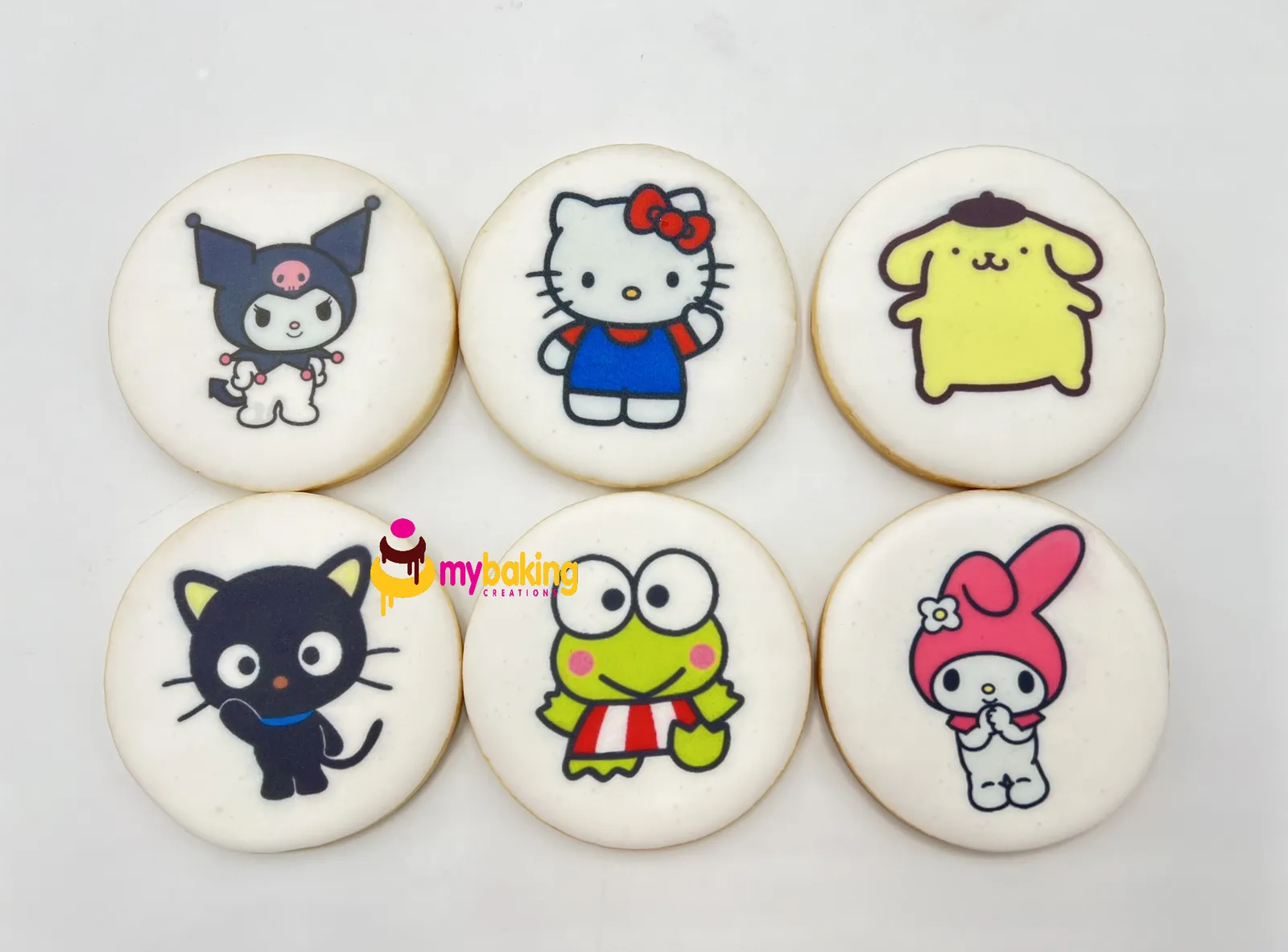 Custom printed Hello Kitty cookies Bay Area bakery